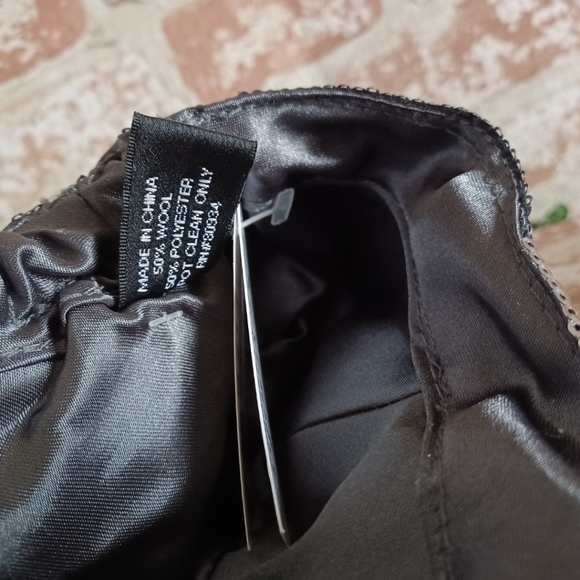 Sarasota Accessories Wool/Ble Sequin Bow Grady Cap - Picture 15 of 16